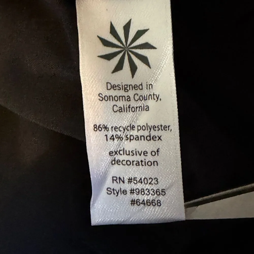 Athleta Everyday Skort Black Size 6 Athletic Golf Tennis Skirt Zip Pocket Stretc